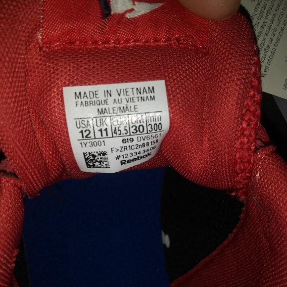 🆕Reebok | Classics Suede Mens Red & White Sneaker Shoes Size 12 - Picture 11 of 12